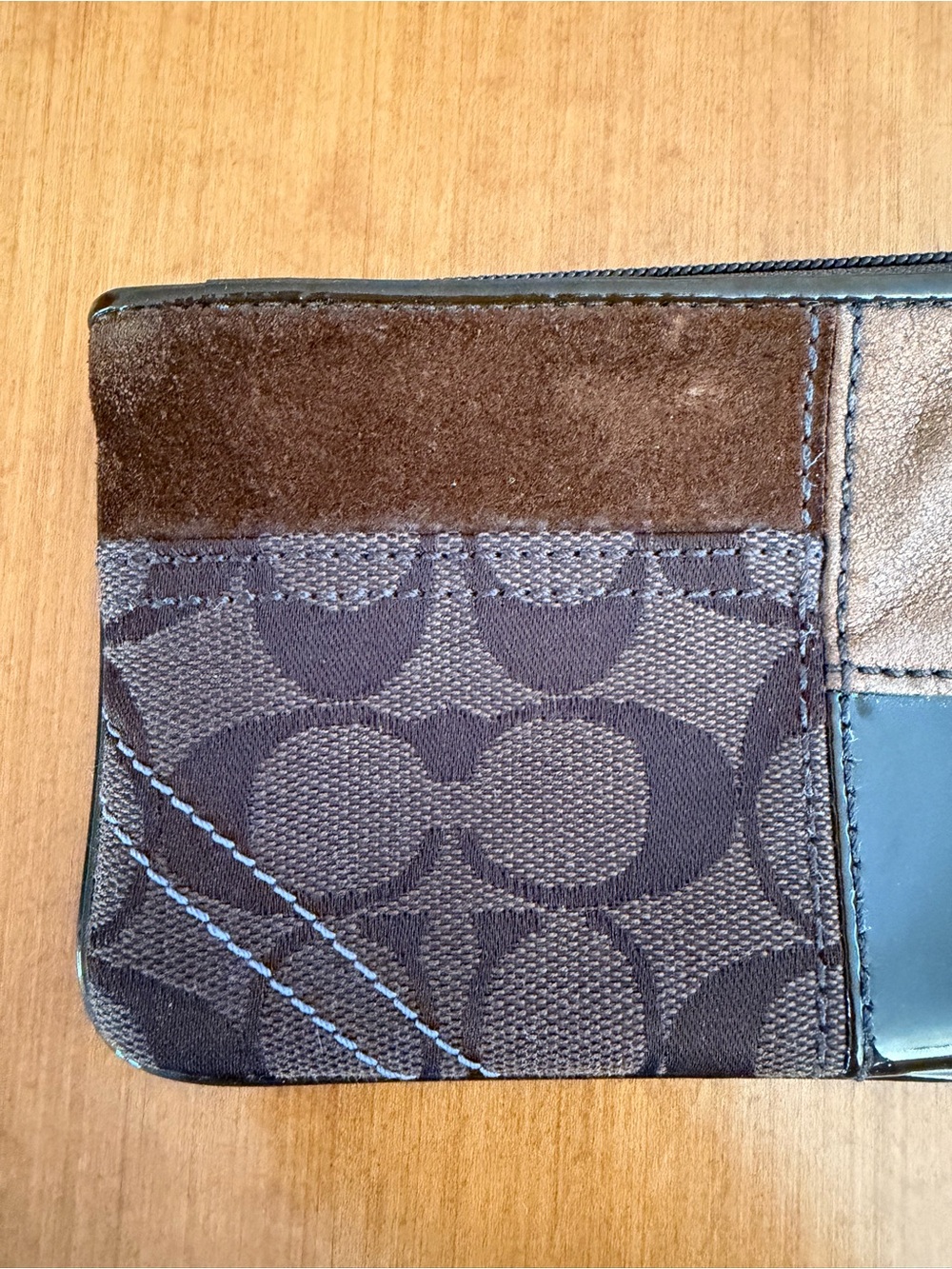 COACH Patchwork Wristlet - Picture 5 of 12